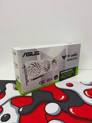 BOX ONLY - ASUS 4070 TI TUF Gaming White Edition