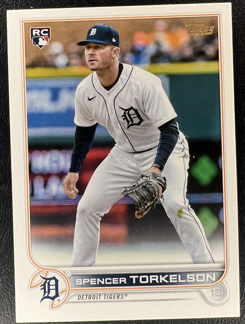 2022 Topps SPENCER TORKELSON RC MLB Tigers Rookie Card #658 SP Image Variation