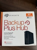 Seagate Backup Plus Hub 10TB USB 3.0 Desktop HDD USB Hub 3.5in Black