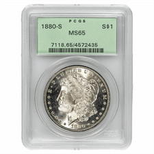 1889年 $1 銀貨 PCGS MS63 1889年 銀貨 PCGS MS63 アメリカ 1ドル銀貨 1889年 PCGS MS63 – 野崎コイン