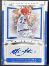 Christian Laettner 2019-20 Panini National Treasures NBA Greats Auto /99 NBG-CLT