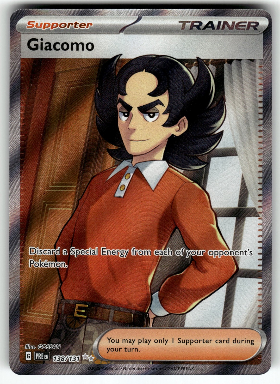 Giacomo 138/131 SV: Prismatic Evolutions NM Pokemon Card TCG