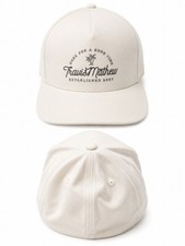 TravisMathew White Solid Mens Baseball Cap Ha...