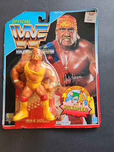 Hulk Hogan w/Hulkaplex MOC 1991 Series 3 Blue Card...