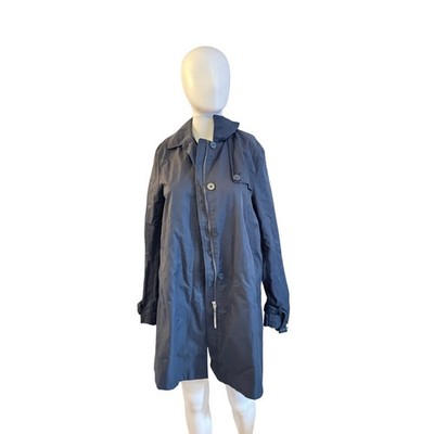 Zara Basic Long Black Trench Coat   Women s small