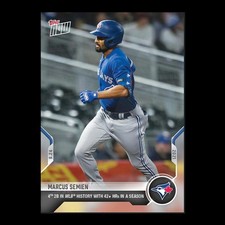 Marcus Semien - 2021 MLB Topps Now Card 857 - Print Run: 243 Toronto Blue Jays