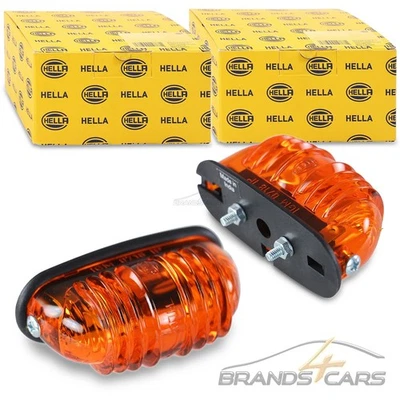 2x HELLA BLINKLEUCHTE BLINKER UNIVERSAL OLDTIMER TRAKTOR BULLDOG SCHLEPPER - Bild 1 von 4