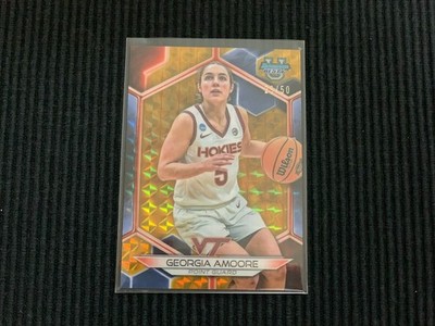 2023 BOWMAN'S BEST U GEORIA AMOORE *GOLD GEOMETRIC #29/50*  VIRGINIA TECH