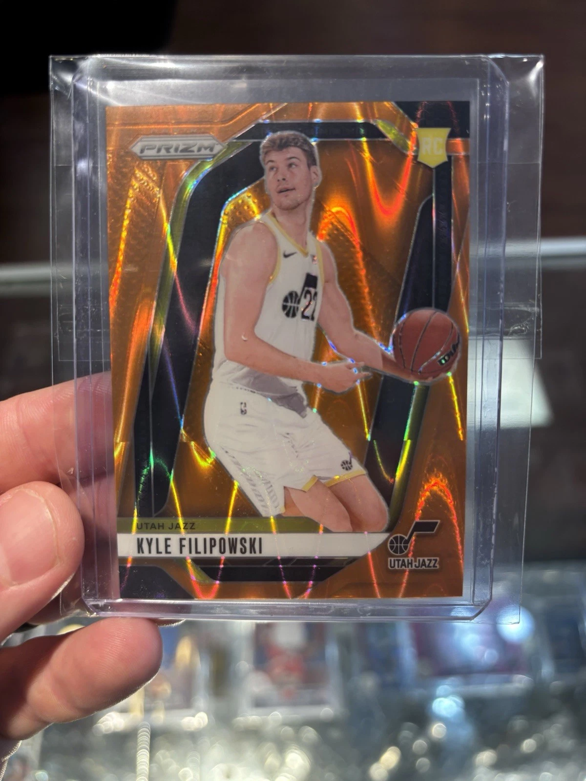2024-25 Panini Prizm - Kyle Filipowski #263 Orange Seismic Prizm /199 (RC)