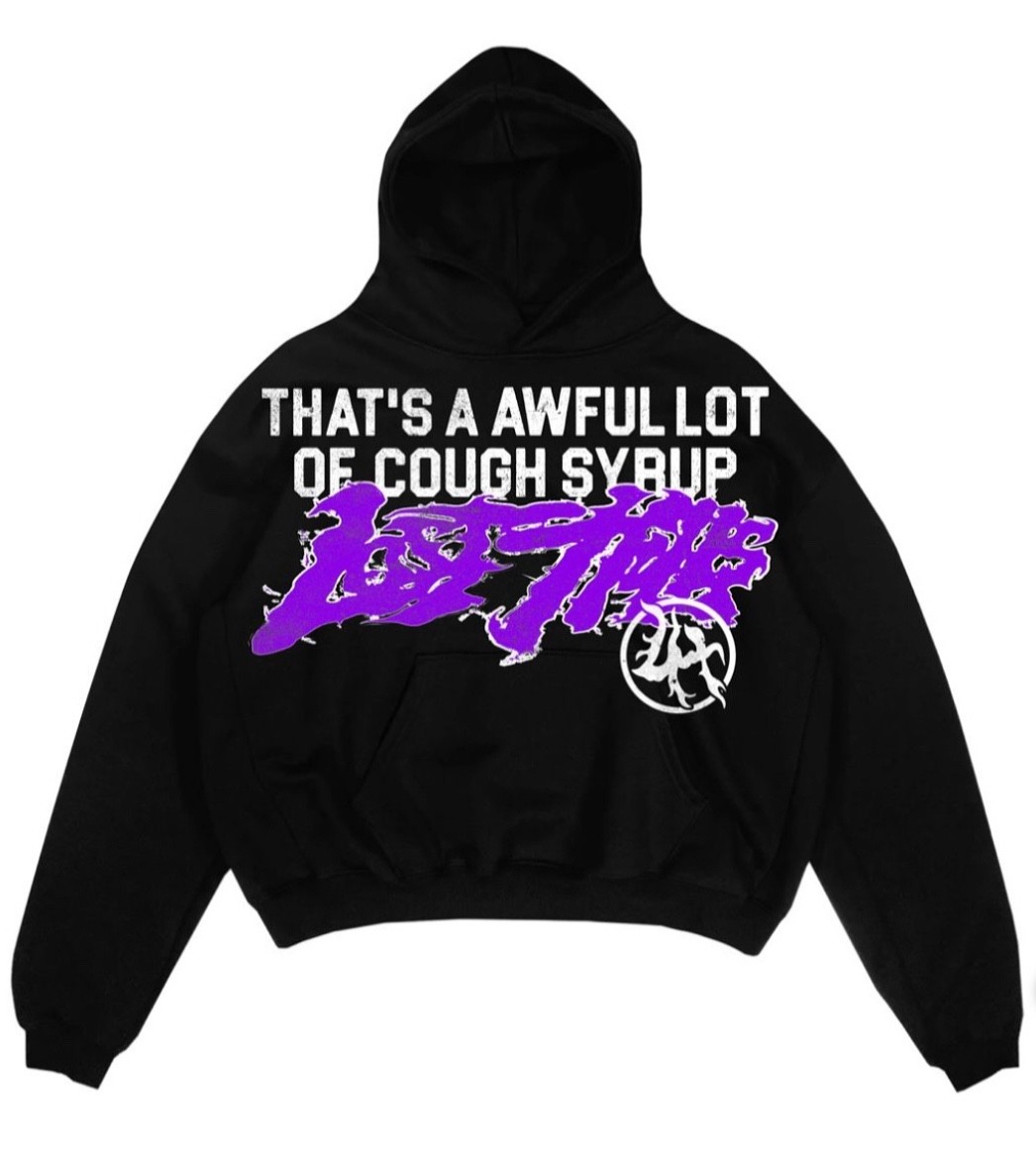 Awful Lot Of Cough Syrup ビックロゴパーカー即日発送 Awful Lot Of Cough Syrup Hoodie & Sweatpants 😷💜 ALOCS x Lost