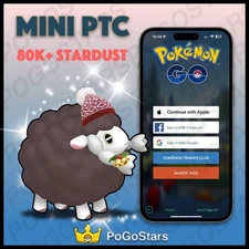 Pokémon PTC Go - Shiny Wooloo Holiday - 80K Stardust✨Christmas 2024✨