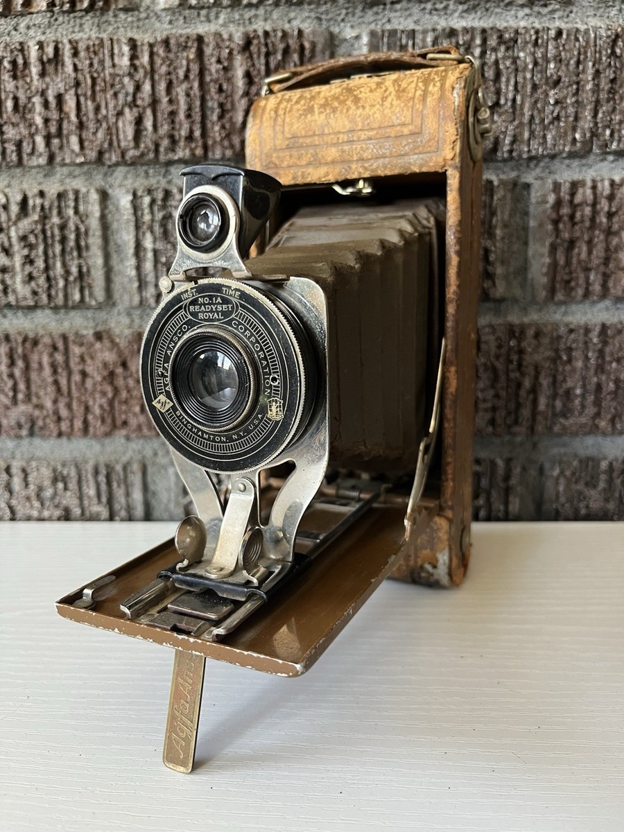 Antique 1920s Agfa Ansco No. 1A Readyset Royal Folding Camera