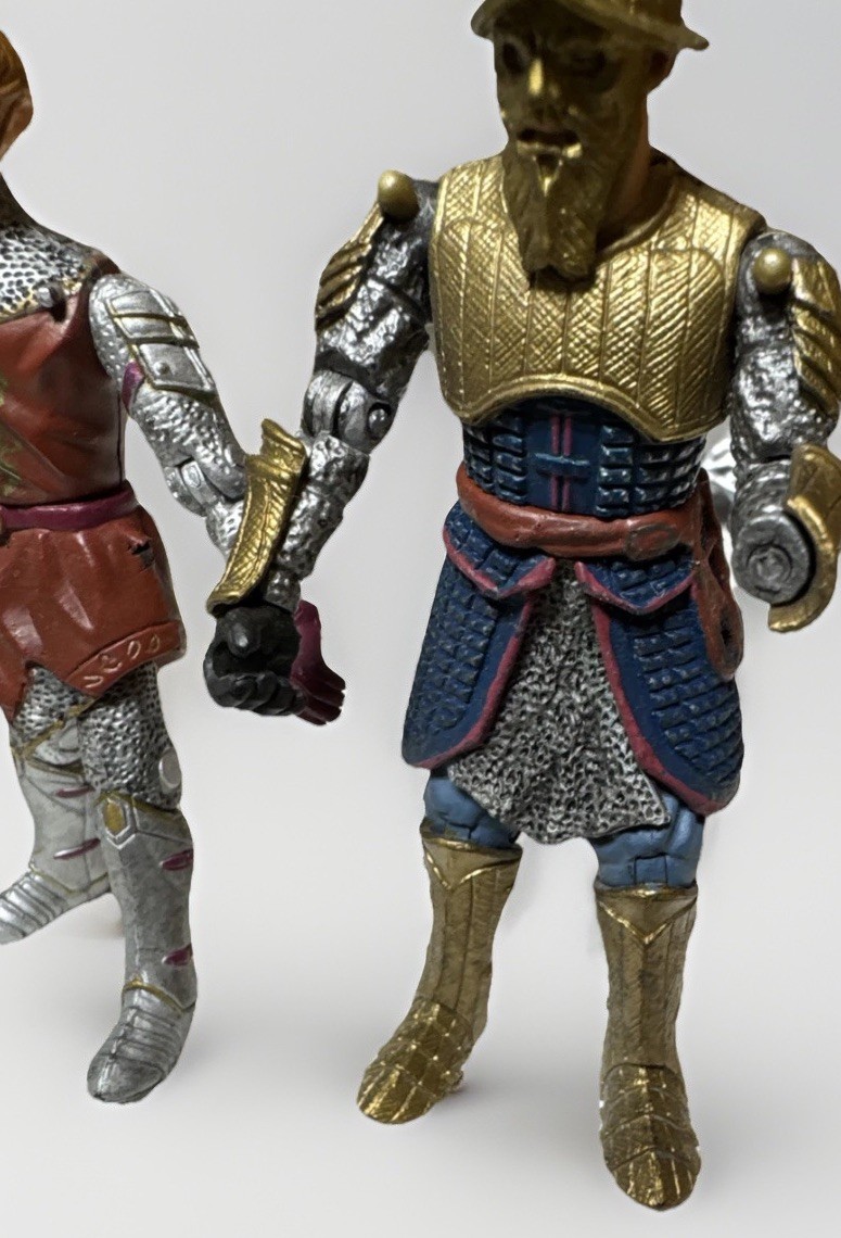 Mix Figure Lot 3 Chronicles Of Narnia Prince Caspian King Miraz For Parts Repair