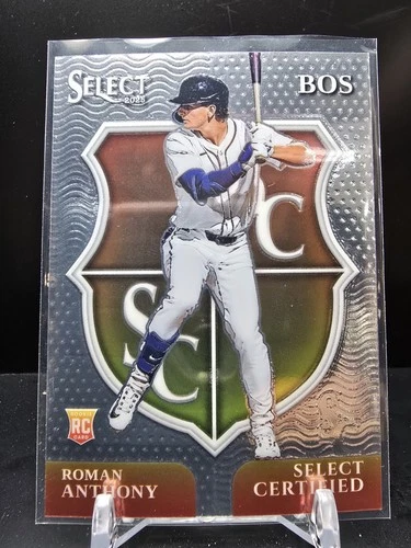 CZA324 - 2025 Panini Select - Select Certified Roman Anthony #4 (RC)