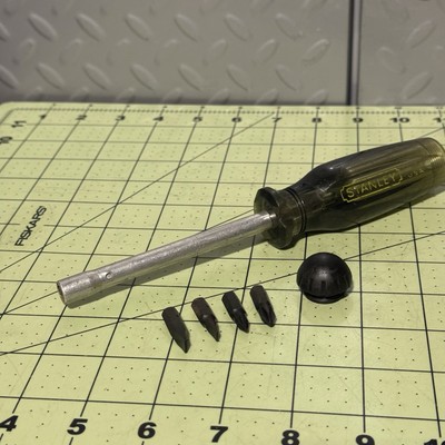 Vintage Stanley 66-801 USA Workmaster Magnetic Bit Screwdriver | eBay