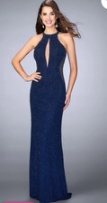 La femme Beaded Black gown