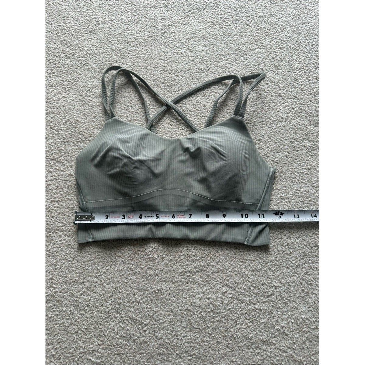 Lululemon Like a Cloud Bra Ribbed View 2