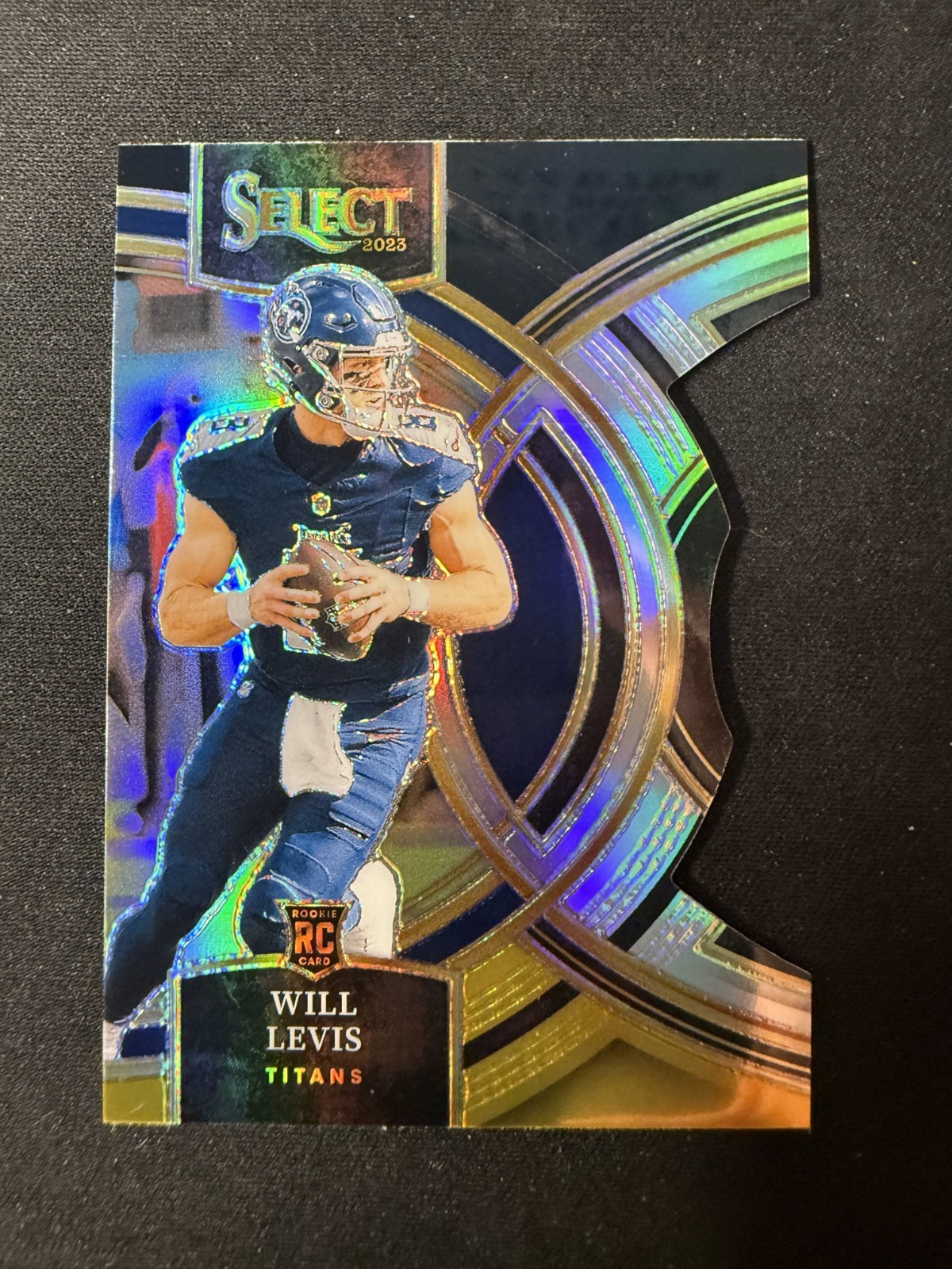 2023 Panini Select - Premier Level Will Levis #148 Green & Yellow Die-Cut (RC)