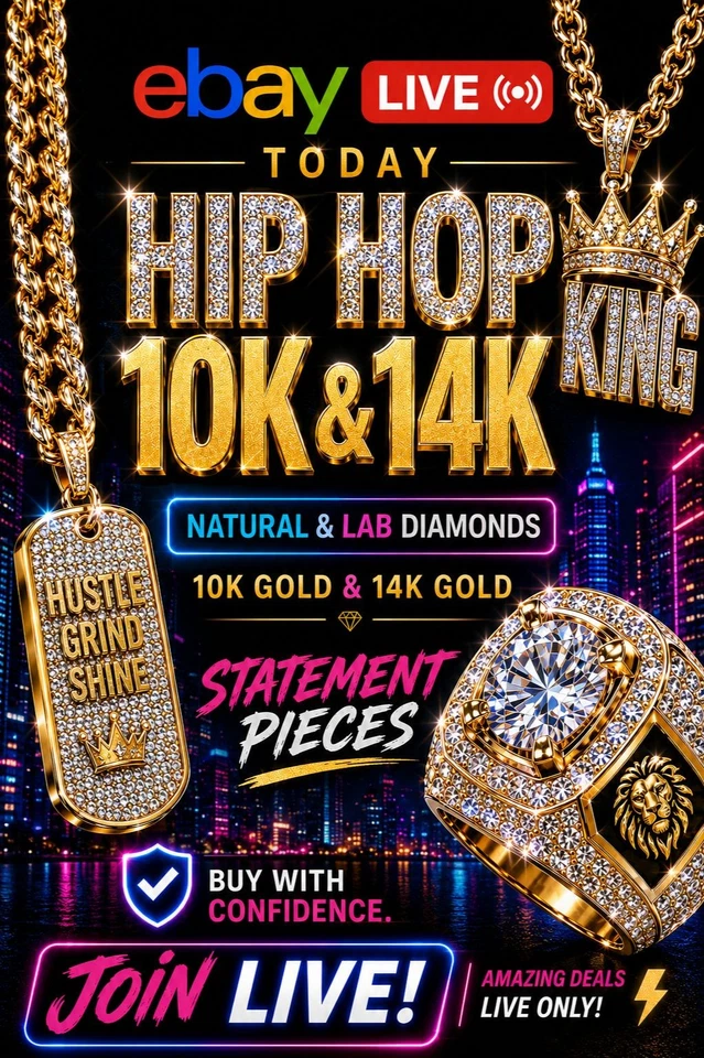 Hip Hop Gold Chains & Diamonds | 10K 14K Lab & Natural