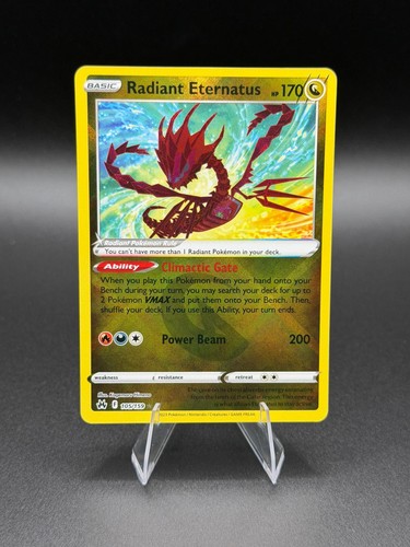 Radiant Eternatus 105/159 Radiant Rare Crown Zenith Holo - LP