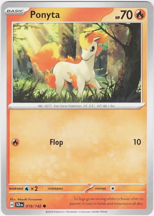 Pokemon - Ponyta - 019/142 - Stellar Crown - NM/M