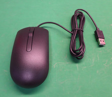 NEW Dell Premium 3-Button Wired USB Optical Mouse MS116c DMV3P