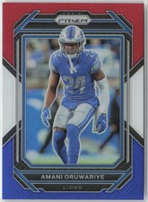 2022 Panini Prizm #101 Amani Oruwariye Red White and Blue