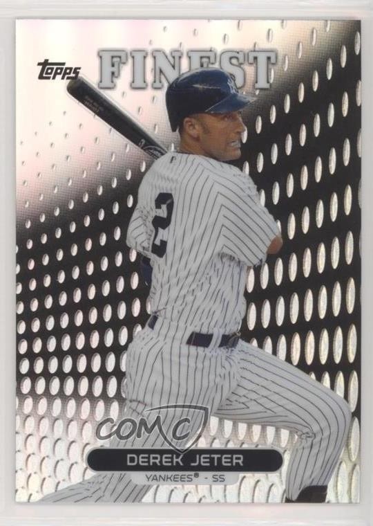 2013 Topps Finest Refractor Derek Jeter #2 HOF 0d3m
