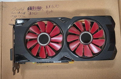 XFX AMD Radeon RX 570 8GB GDDR5 (RX-570P8D VK.0) RS BLK Edition