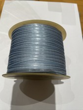 Brandneu Rolle hellblau Polyester doppelseitiges Satinband 3,5 mm 300 MT