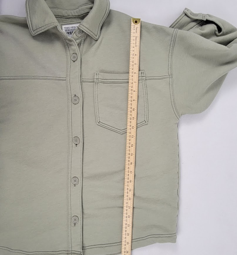 American Eagle Medium Button Shacket - This Feels… - image 10