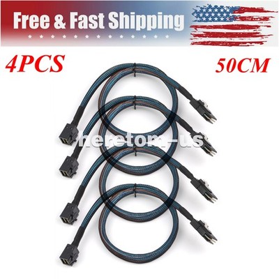 Mini SAS SFF-8643 to Mini SAS 36Pin SFF-8087 Internal Mini SAS HD Cable 50CM
