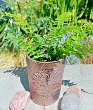 Image of Bronze Terracotta Plant Pot / Vase - 4 Celtic designs to choose By Lisa Parker