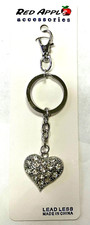 Stainless Steel Fashion Key Chain Keychain - bling Hearts