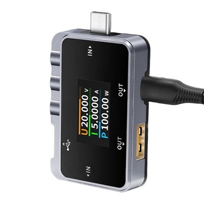 FNAC28 USB Digital Voltmeter Amperemeter Current Tester for Mobile Device Power