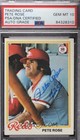Topps 1978 Pete Rose Reds #20 Hard Signed Auto PSA/DNA Gem MT 10 Cert 84328310