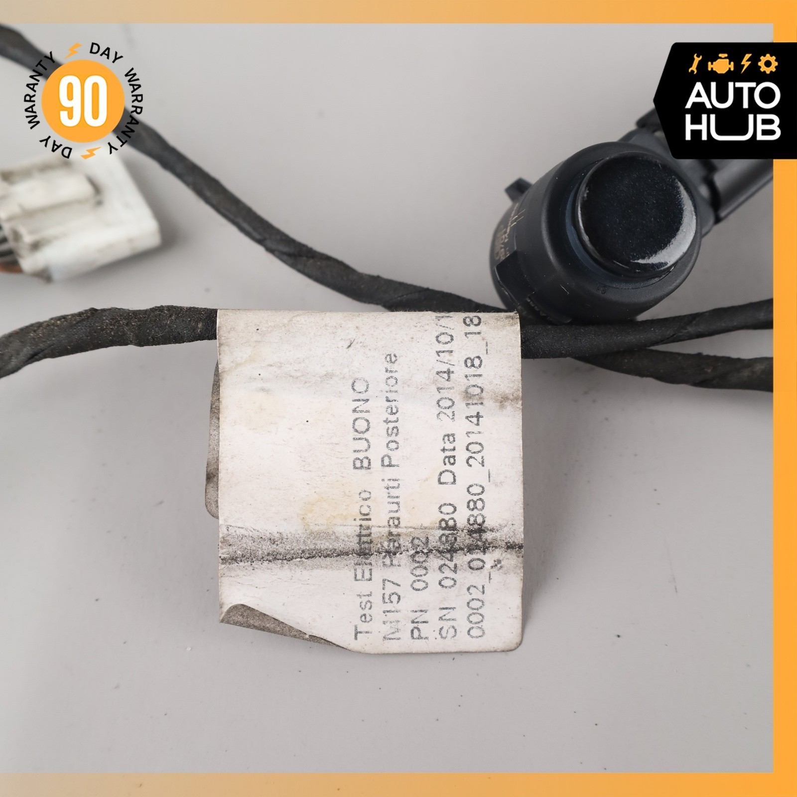 Maserati Ghibli M157 Quattroporte Rear Bumper Parking Wire Harness w/ Sensor OEM