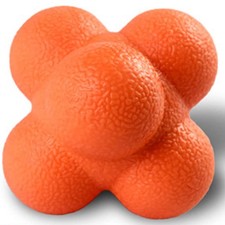 Orange 2.83 inch Reaction Ball for Hand Eye Coordination Agility Training