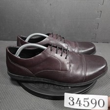 Birchbury Brenston Shoes Mens Size 11.5 Brown Leather Cap Toe Derby Oxford Dress