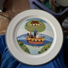 Villeroy And Boch Noah's Ark 12" Chop Plate Design Naïf Charger Serving Platter