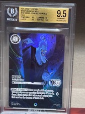 2025 DISNEY LORCANA WHISPERS IN THE WELL ICONIC HADES LOOKING FOR A DEAL BGS 9.5