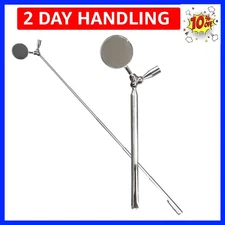 2-in-1 Telescoping Inspection Mirror Magnetic Pickup Tool 2-Pack - Stainless ...
