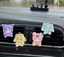 4 Pcs Cute Cartoon Car Air Vent Clip Decorations   Kawaii Car Air Fresheners,...