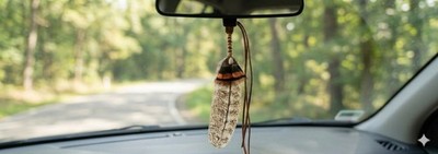 Native Feather For Rearview Mirror - Native Made