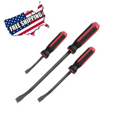 ROTATION 3-PC Steel Pry Bar Set - Strike Cap ...