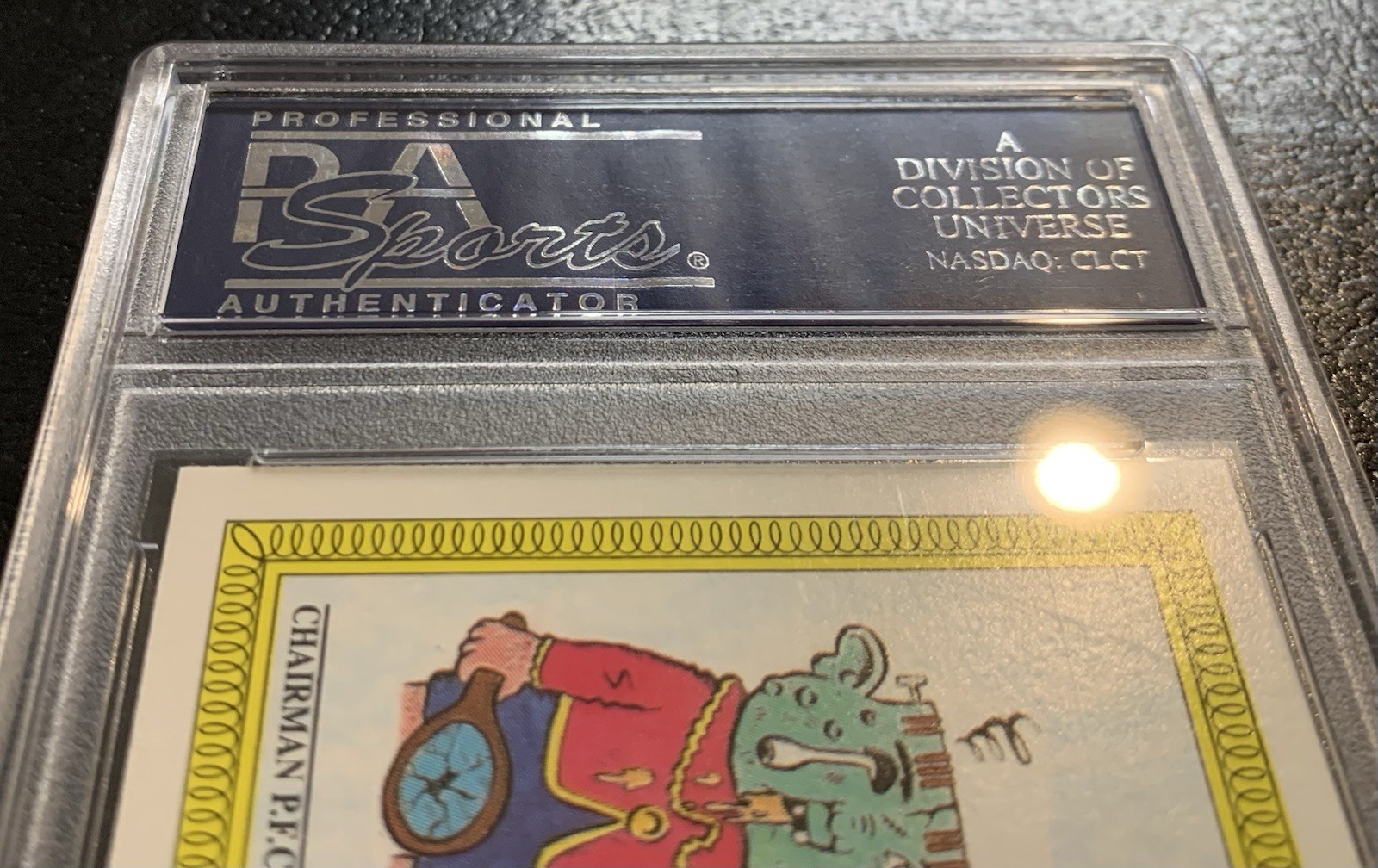 1985 Garbage Pail Kids OS1 Flat Pat 31b PSA 10 GEM MINT-RARE GLOSSY CARD!! TWT view 5