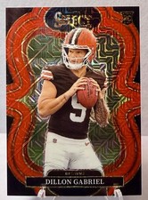 2025 Panini Select Dillon Gabriel Suite Level Red Prizm /49 RC #355 Browns
