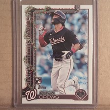 Topps Holiday Rookie Dylan Crews #HE-20 Nationals Baseball 2025