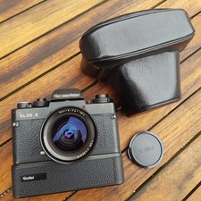 Rolleiflex SL 35E+Rolleinar 2,8/35+Winder+Zubehör,teildefekt,s. guter Zustand.
