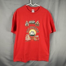 California Tourist T Shirt Large USA Made Disney Land Hollywood Beverly Hills